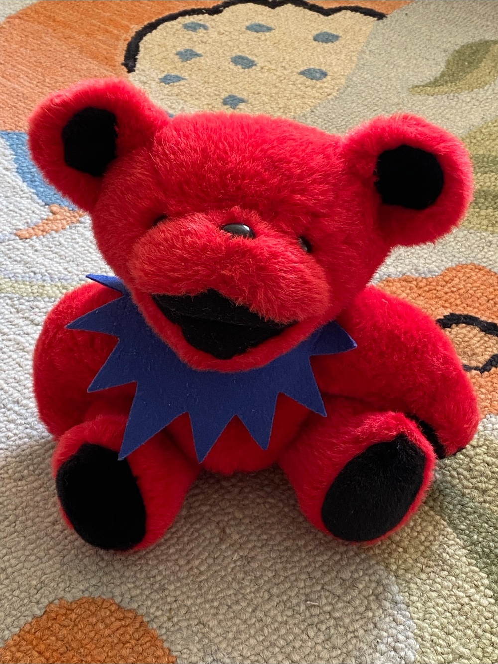 1990 - Grateful Dead - Original 12" Red Jointed Grateful Bear - Steven Smith